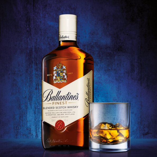 Ballantine's 百龄坛 特醇苏格兰威士忌 1000ml 送芝华士18年酒伴+百龄坛青柠酒伴99元包邮