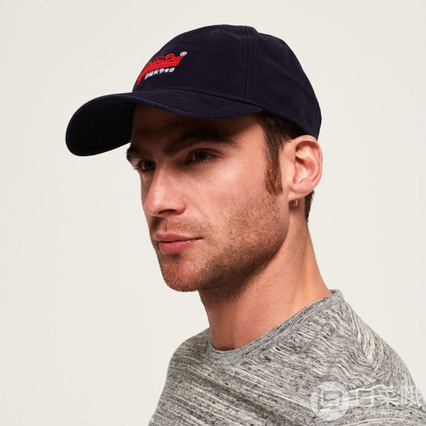 19新款，Superdry 极度干燥 男式棒球帽 SM90200MTM128.24元