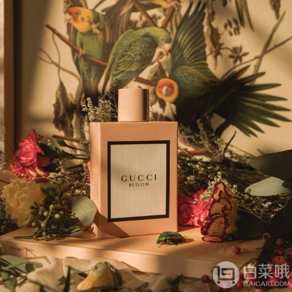 GUCCI 古驰 Bloom 花悦绽放EDP香水套装（香水100ml+身体乳100ml+滚珠香水7.4ml）696元包邮包税（需用码）