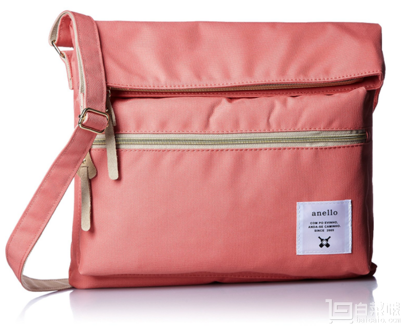 日本潮流街包品牌，aenllo AT-B1227 时尚单肩包 粉色 Prime会员凑单免费直邮含税到手￥160.95