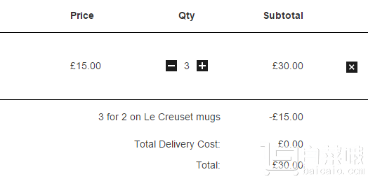 Le Creuset 酷彩 陶瓷马克杯买3免1专场 350ml/400ml 凑单折后£10/£11 凑单直邮到手￥89