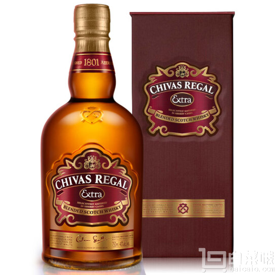 Chivas 芝华士 新境 苏格兰威士忌 700ml*2瓶￥299包邮（买二免一）