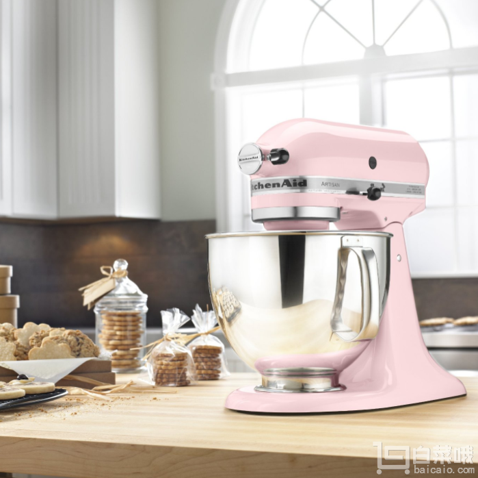 KitchenAid 凯膳怡 KSM150PS 抬头式厨师机 粉色 Prime会员免费直邮含税到手￥1952.11