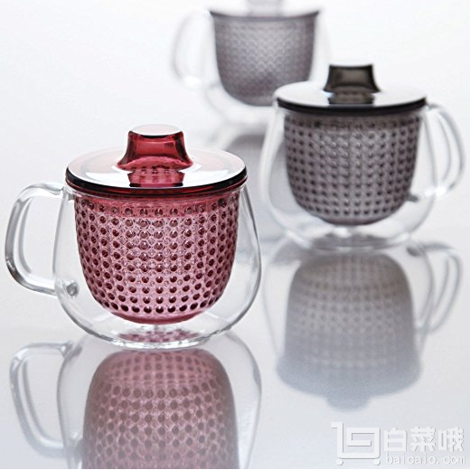 Kinto Unimug 玻璃马克杯 带茶滤 350ml Prime会员凑单免费直邮到手￥80.42
