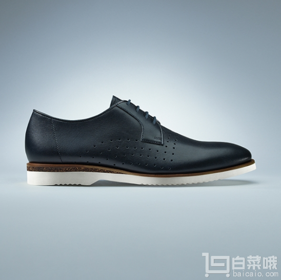 限Prime会员，Clarks 其乐 Tulik Edge 男士真皮休闲鞋￥378包邮（双重优惠）