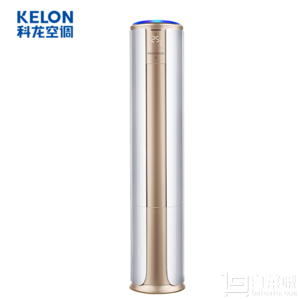 限PLUS会员，Kelon 科龙 KFR-50LW/VIF-N2(2N14) 2匹变频圆柱空调柜机史低3349元包邮（双重优惠）