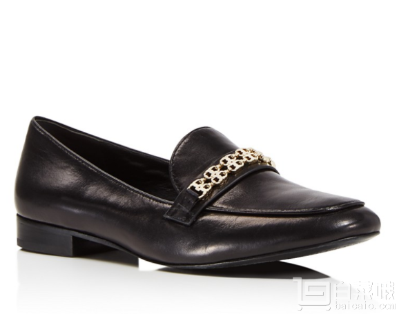 Tory Burch 托里·伯奇 女士Gemini真皮樂福鞋 2色 3折 .99到手￥775