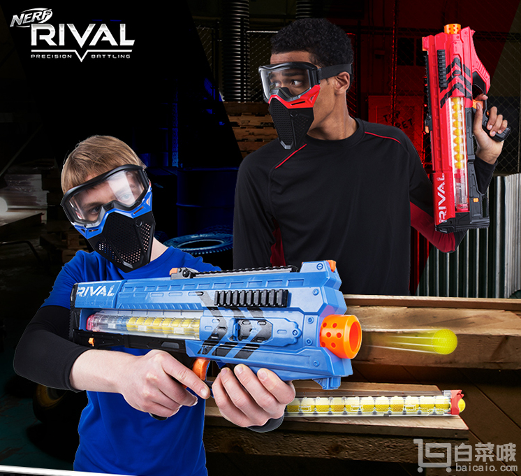 Hasbro 孩之宝 NERF 热火 竞争者系列 宙斯1200 发射器 B1593￥249包邮（双重优惠）