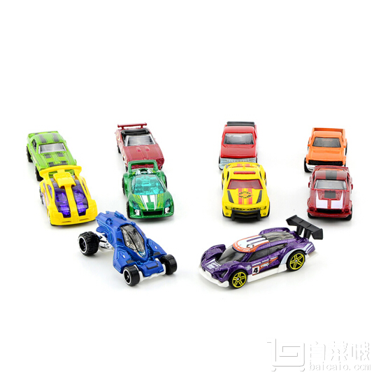 限地区，Hot Wheels 风火轮 火辣小跑车10辆 54886*3件￥157.9包邮（双重优惠）