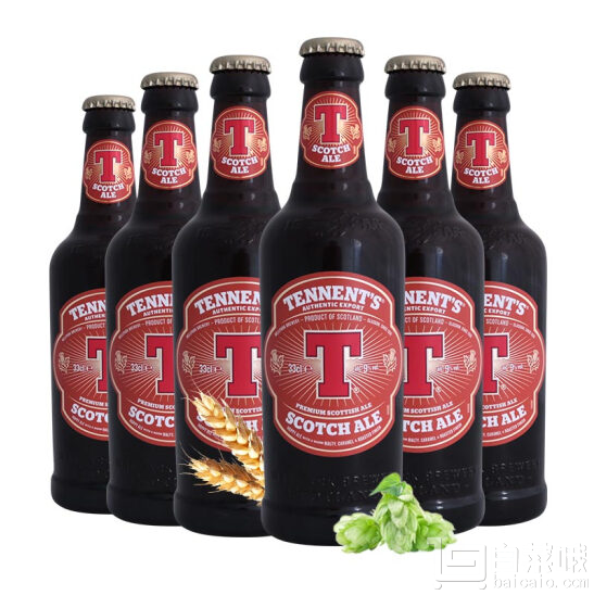 TENNENT'S 替牌 苏格兰艾尔啤酒 组合装 330ml*6瓶*4件 168元42元/件（双重优惠）