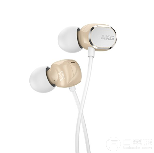 AKG 爱科技 N25 Hi-res双动圈入耳式耳机 带线控 金色 Prime会员免费直邮含税到手新低585.11元