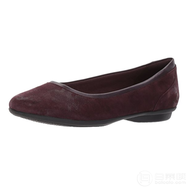 限US6码，Clarks 其乐 Gracelin Mara 女士真皮平底鞋 Prime会员凑单免费直邮含税到手￥120.54