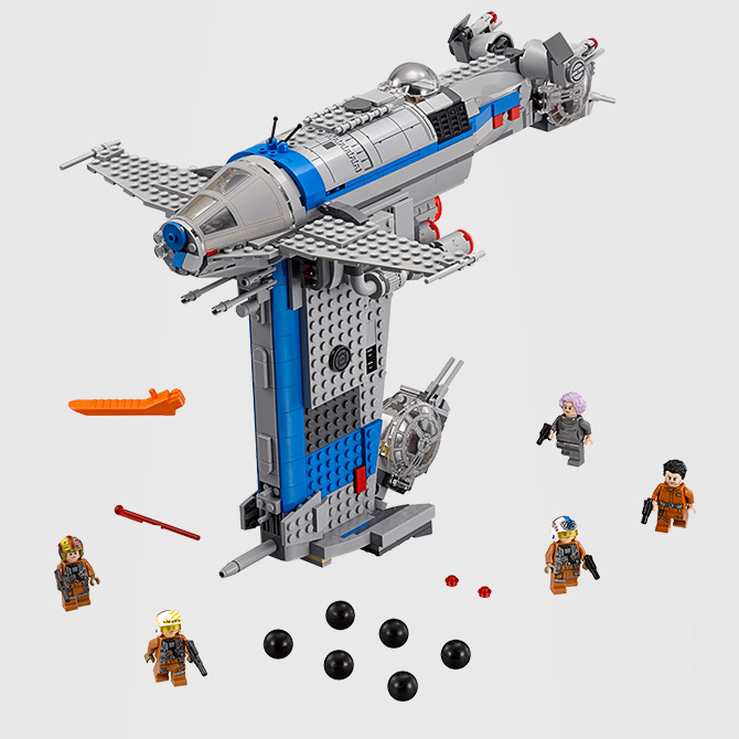 LEGO 乐高 Star Wars 星球大战系列 75188 抵抗组织轰炸机 €78.25免费直邮到手620元（需用码）