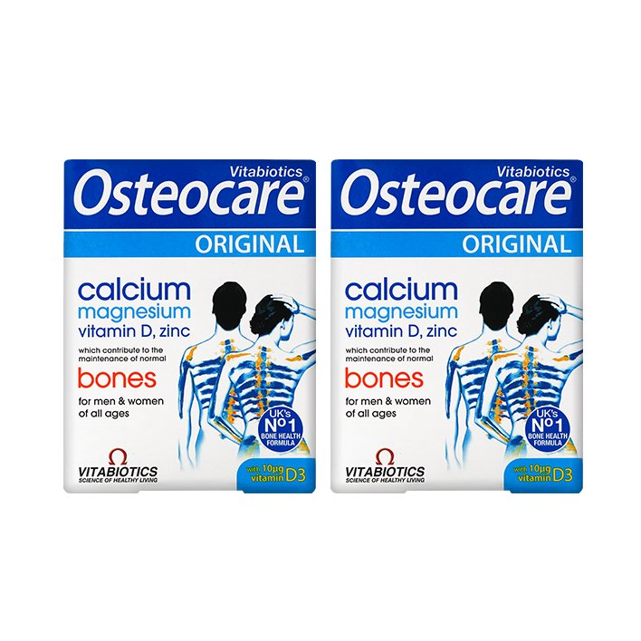 Vitabiotics Osteocare 钙片 90片*2瓶￥126.16含税包邮（需领￥10优惠券）