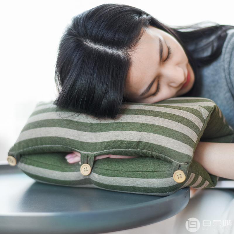 网易严选 日式多功能午睡枕 4色新低44元（需领25元优惠券）