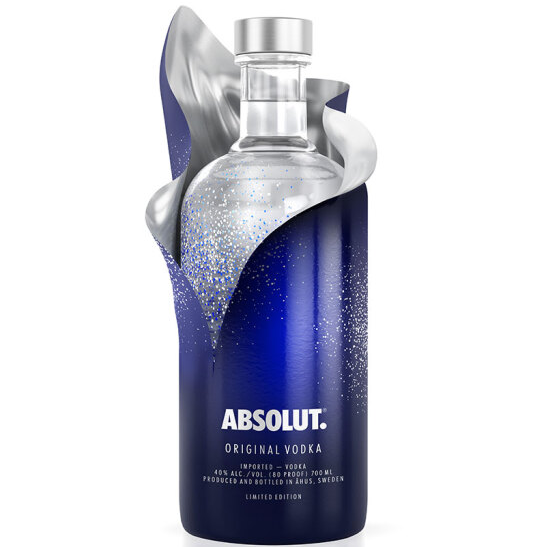 ABSOLUT VODKA 绝对伏特加 隐夜限量版伏特加 700ml*6件￥435.5包邮（需领￥100优惠券）