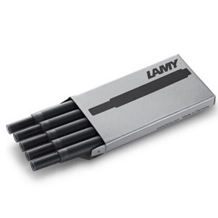 LAMY 凌美 钢笔专用一次性墨胆T10 5支 黑色含税11.01元 可满减
