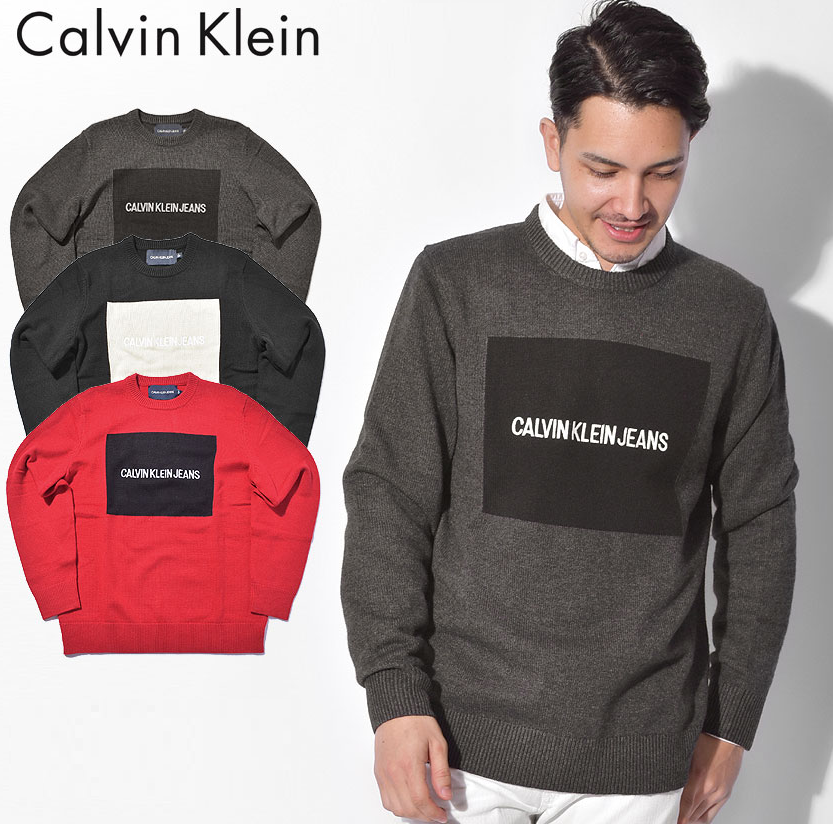 2色L码，Calvin Klein 卡尔文·克莱恩 男士羊毛混纺毛衣287.72元