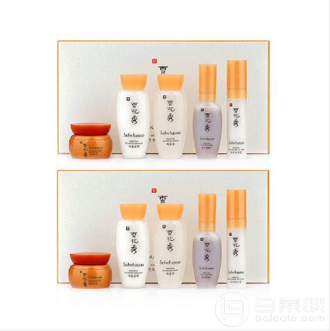 海豚村：Sulwhasoo 雪花秀 滋阴系列 面部基础护理 中样5件套*2套￥155包邮包税（需用￥10优惠码）