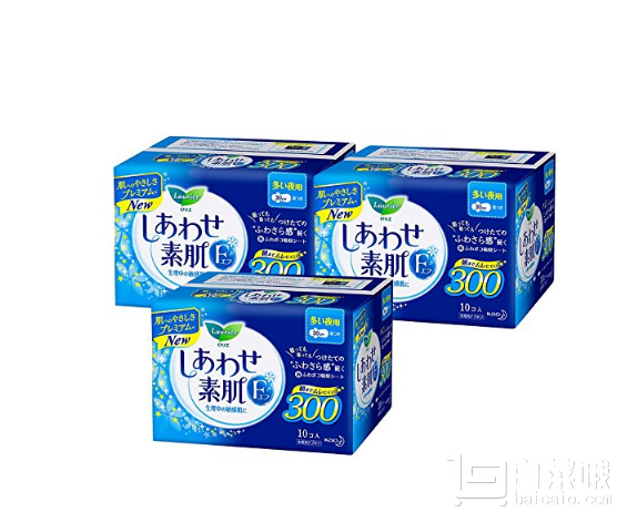日本进口，乐而雅  F系列 量多夜用棉柔透气卫生巾 30cm 10片凑单低至21.68元/件（3件5折）