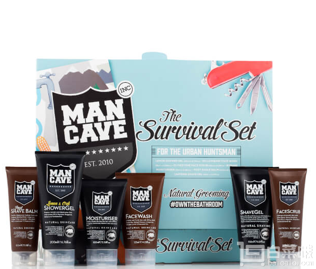 ManCave 男士全效6件正装礼盒套装 £20.4（£24 额外85折） 凑单免费直邮到手￥180