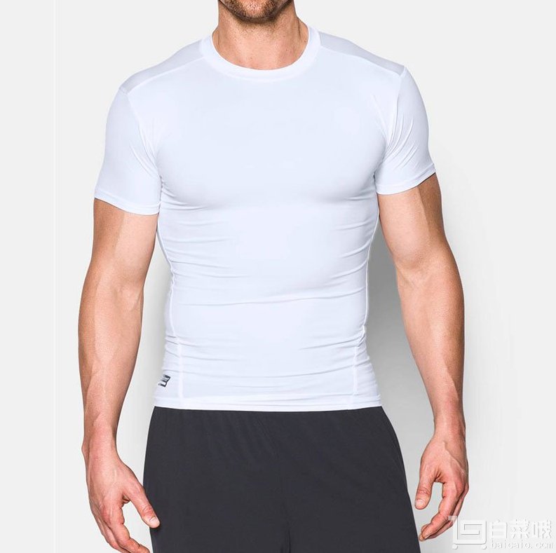 Under Armour CoolSwitch 男士凉爽运动短袖紧身衣 2色￥169包邮