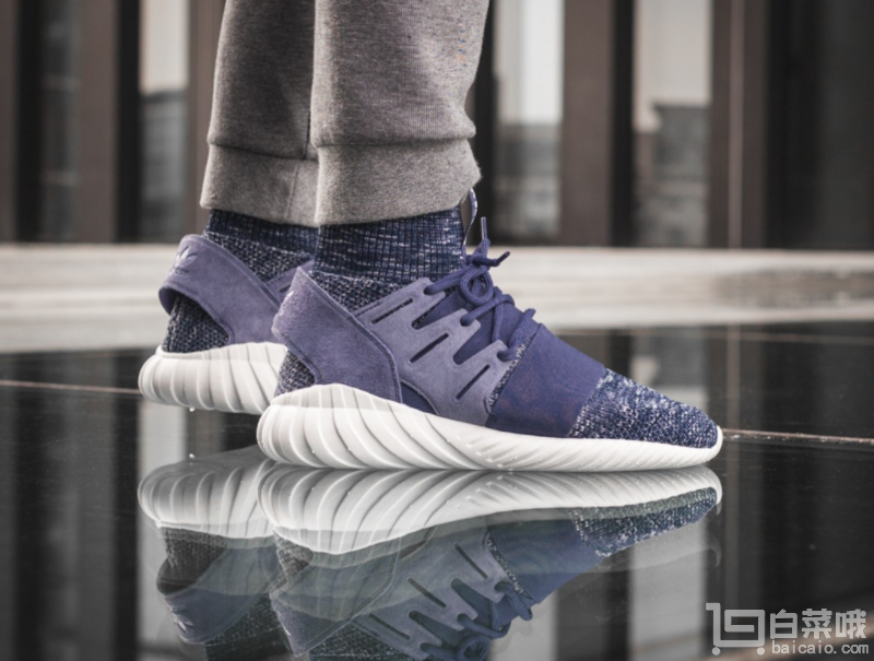 小椰子，国内￥1499 adidas 阿迪达斯  TUBULAR DOOM BB2393男士运动鞋 £45.59免费直邮到手￥390