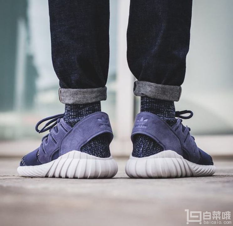 小椰子，国内￥1499 adidas 阿迪达斯  TUBULAR DOOM BB2393男士运动鞋 £45.59免费直邮到手￥390