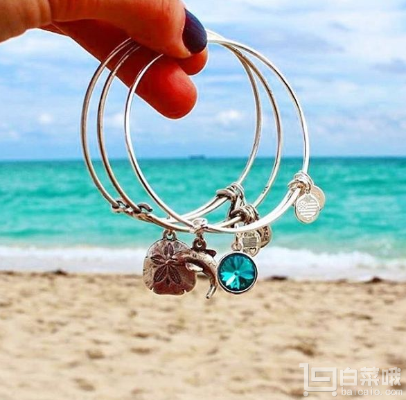 Alex and Ani 女士Bangle Bar Birthstone生日石手镯 九月 prime会员凑单免费直邮到手新低￥97