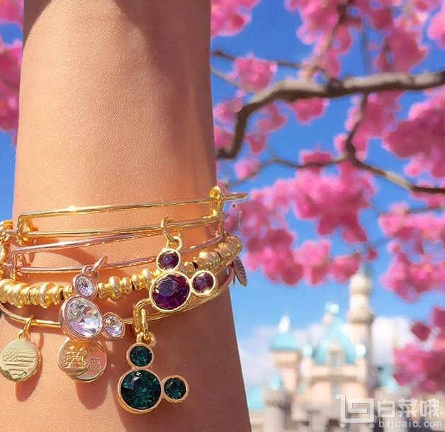 Alex and Ani 女士Bangle Bar Birthstone生日石手镯 九月 prime会员凑单免费直邮到手新低￥97