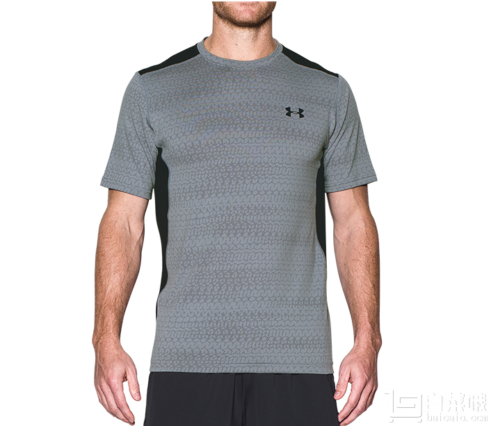 Under Armour 安德瑪 Raid Jacquard 男士運(yùn)動(dòng)短袖T恤 Prime會(huì)員湊單免費(fèi)直郵到手￥104