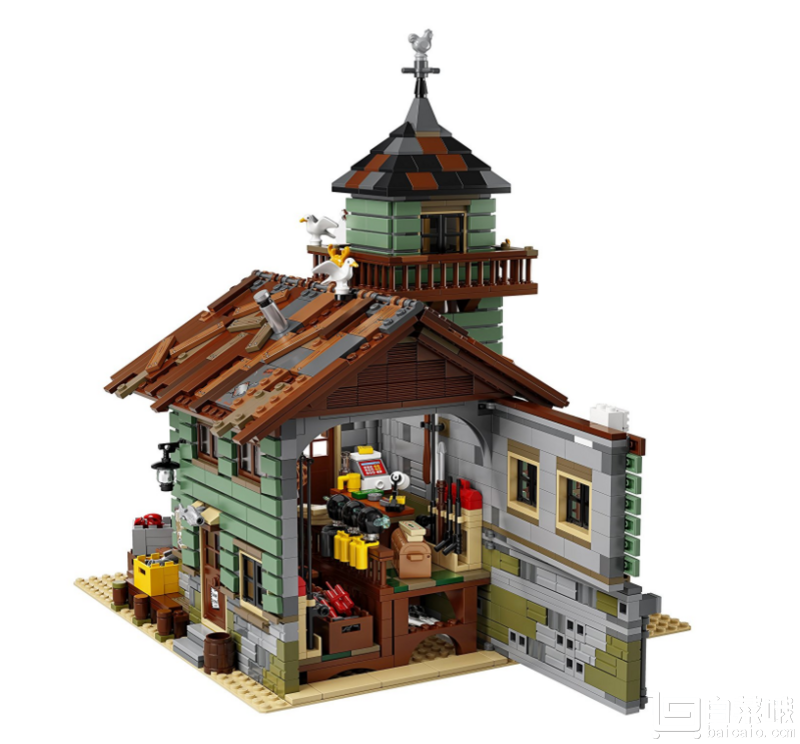 17年9月新品，LEGO 乐高 Ideas系列 21310 怀旧渔屋  9.99到手￥1140