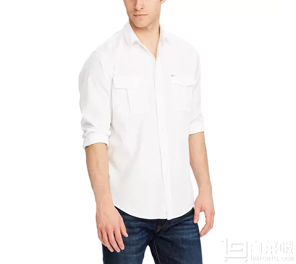 Ralph Lauren 男士Standard Fit 标准版型修身纯棉衬衫 4色码全  2.4折.99（.99 额外8折）到手￥195