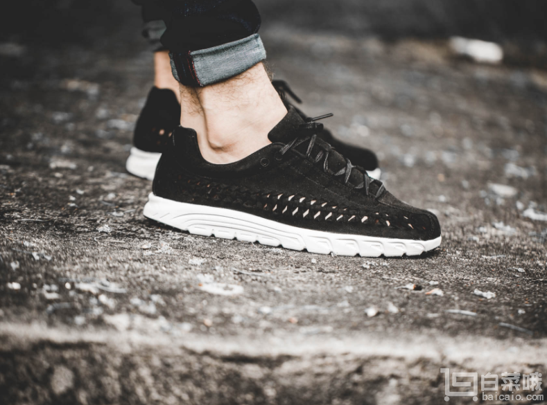 NIKE 耐克 MAYFLY WOVEN 男士轻量化编织复古跑鞋￥399包邮