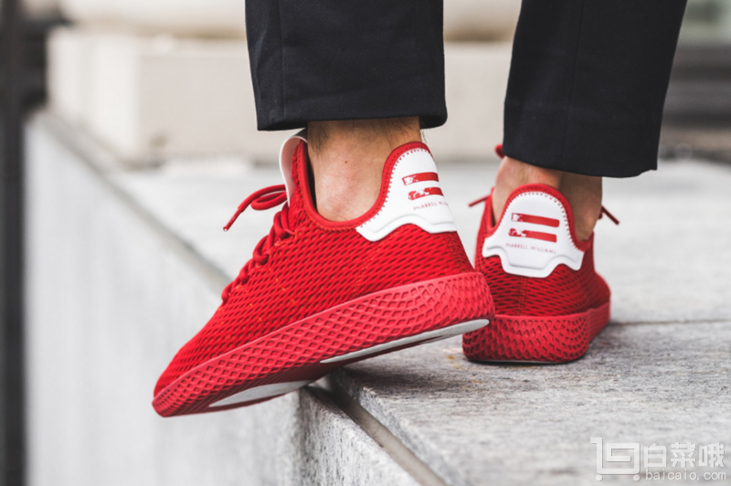 超多新色！adidas Originals X Pharrell Williams 17年菲董联名款 Tennis HU 多款男女士运动鞋 新低.99/.99到手￥470/520