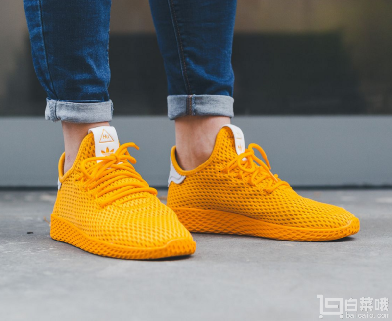 新配色，adidas Originals X Pharrell Williams 17年菲董联名款 Tennis HU 男女士运动鞋 £50.66免费直邮到手￥445