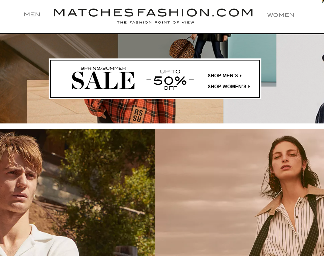 英国时尚奢侈品网站MatchesFashion 年中大促，全场大牌服饰鞋包5折起包税直邮中国
