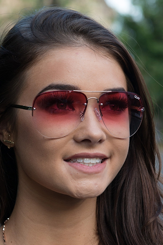 澳洲专业太阳镜品牌， Quay Australia 女士MUSE 渐变色太阳镜 防UV prime会员免费直邮无税到手282.46元