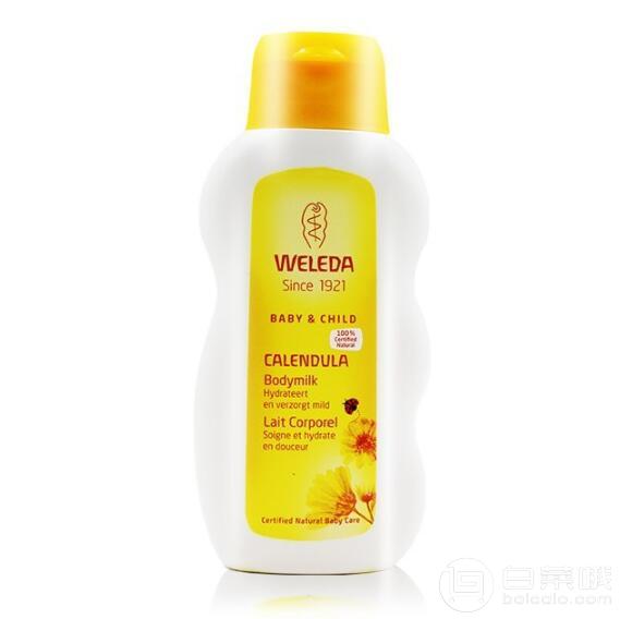 亚马逊海外购：低过海淘，Weleda 维蕾德 金盏花婴儿润肤乳 200ml￥66.75/件（凑单3件75折）