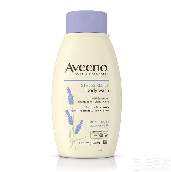 Aveeno 成人薰衣草舒缓镇静保湿沐浴露 354ml*3瓶 prime会员凑单免费直邮到手140.62元