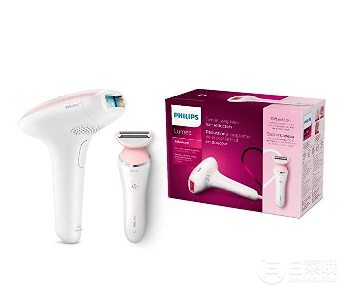 Philips 飞利浦  SC1993/04激光脱毛器+ BRL130剃毛器  Prime会员免费直邮含税到手1638.85元