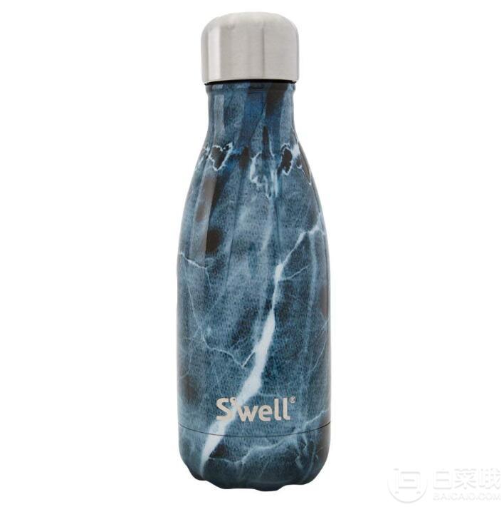 網(wǎng)紅保溫杯，S'well 大理石花紋時(shí)尚不銹鋼保溫杯 260ml Prime會(huì)員免費(fèi)直郵含稅到手145.32元