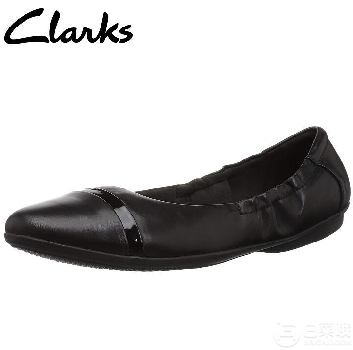 限尺码，Clarks 其乐 Gracelin Jenny女士真皮芭蕾平底鞋 Prime会员凑单免费直邮到手146.53元