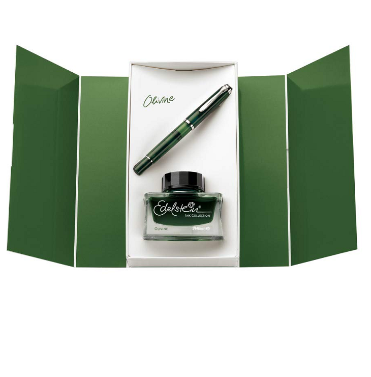 新款，Pelikan 百利金 M205 橄榄绿钢笔墨水礼盒667.43元