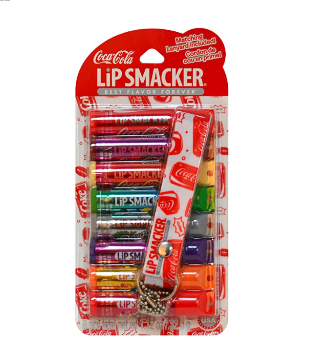 Lip Smacker 可口可乐派对包唇彩 8支 附可口可乐挂绳 PRIME会员凑单直邮到手54元