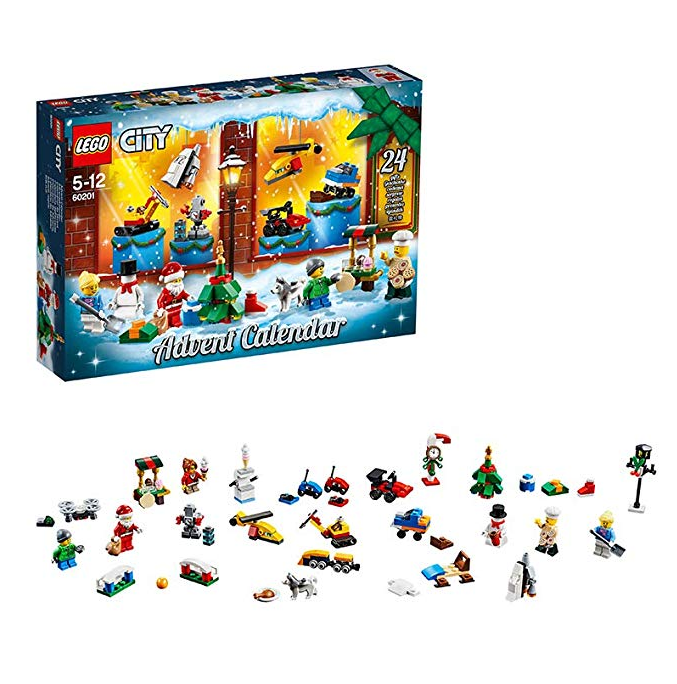 18年新品，LEGO 乐高 城市系列 城市组2018圣诞倒数日历 60201新低139元包邮（双重优惠）