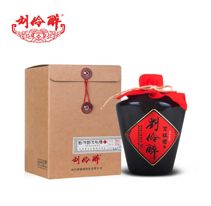 中华老字号，刘伶醉 仲秋礼 55度浓香型白酒500ml108元包邮（需用券）