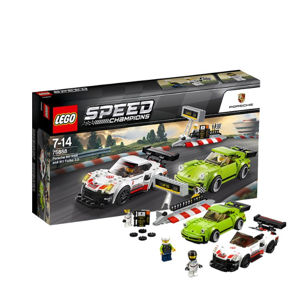LEGO 乐高 超级赛车速度冠军系列 75888 保时捷911 RSR&Turbo3.0+凑单品278元包邮包税（双重优惠）
