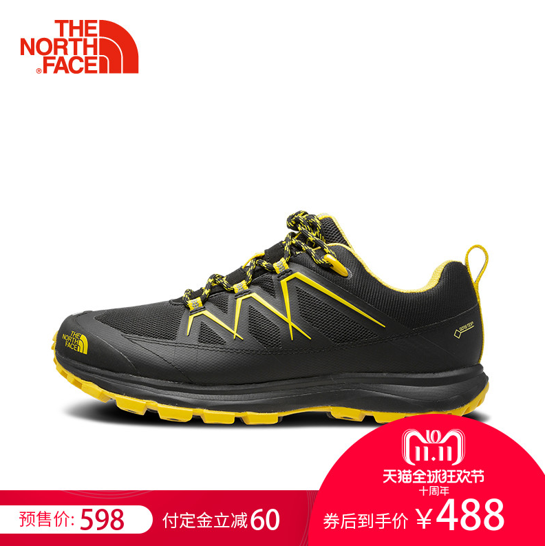 双十一预售，THE NORTH FACE 北面 男士秋冬登山鞋徒步鞋 CJ8A 3色438元包邮（需定金60元）