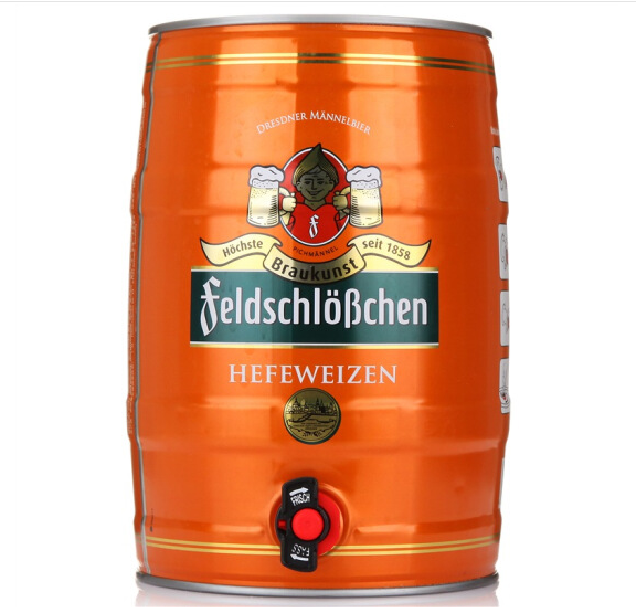 德国进口 费尔德堡 小麦白啤酒 5L低至45.3元（凑单满减）
